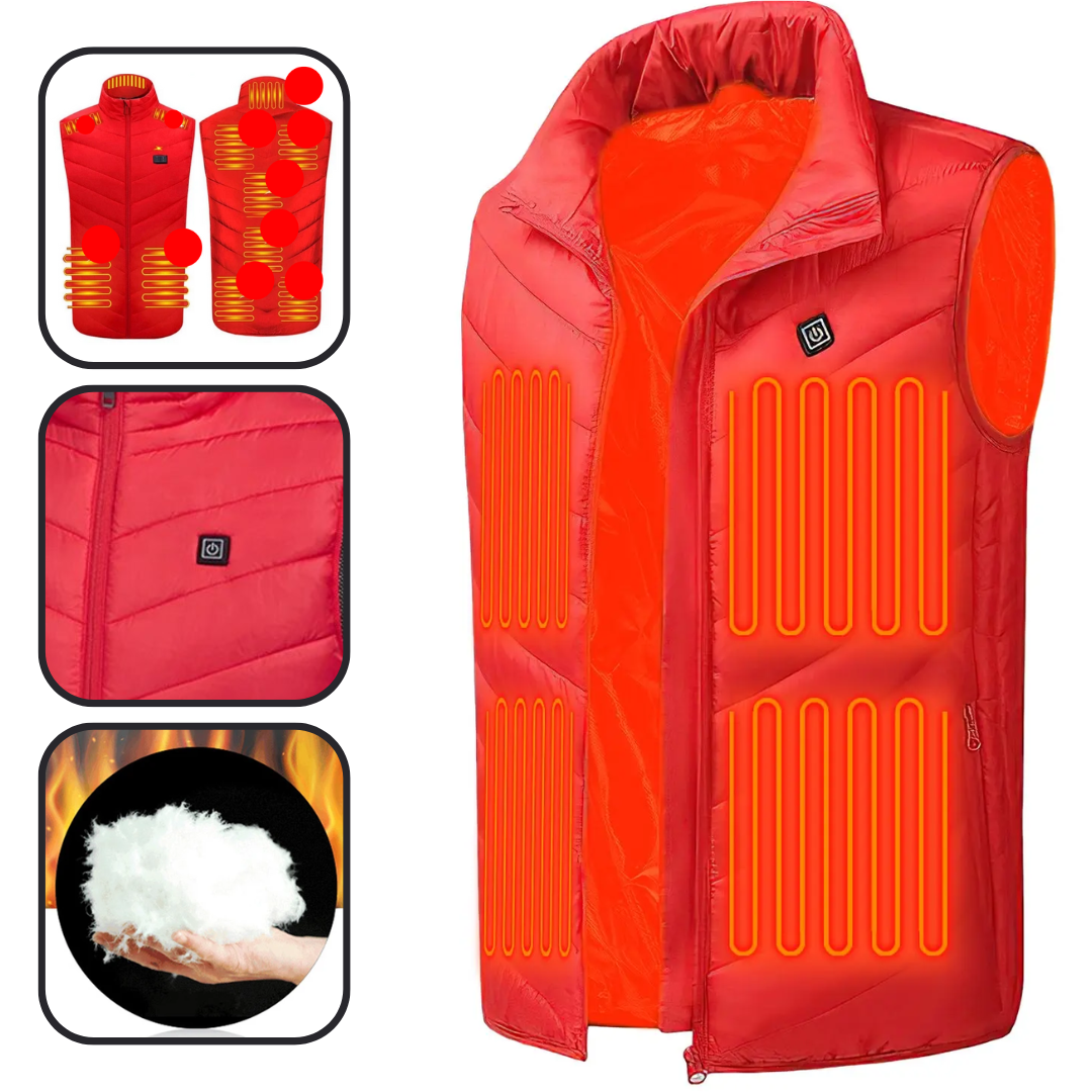 Red Heat Vest For Women