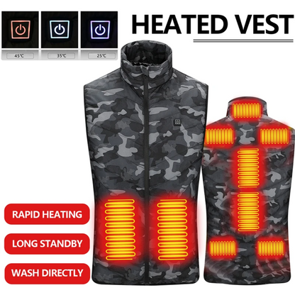 Camouflage Heat Vest For Women