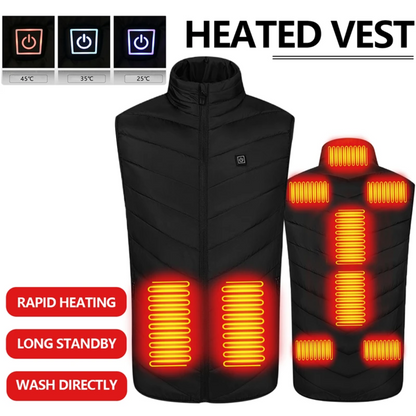 Black Heat Vest For Men