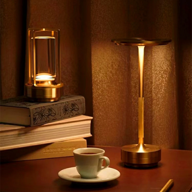Lismali Home and Decor I-Shaped Table Lamp - Dimmable And Rechargeable Waterproof Desk Light