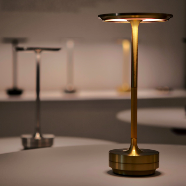 Lismali Home and Decor I-Shaped Table Lamp - Dimmable And Rechargeable Waterproof Desk Light