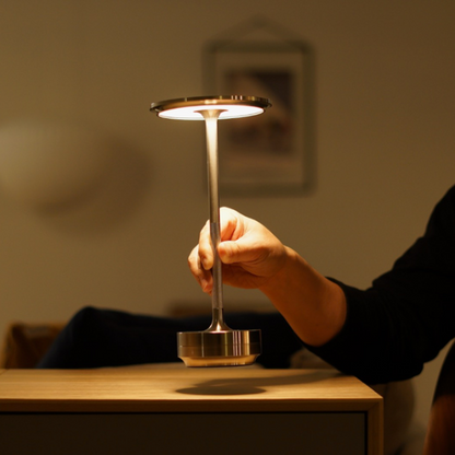 Lismali Home and Decor I-Shaped Table Lamp - Dimmable And Rechargeable Waterproof Desk Light