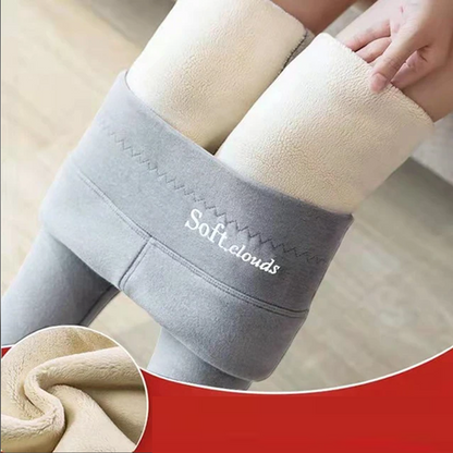 Winter Warmest Legging High Waist Stretchy Fleece Pants