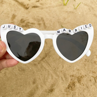 Lismali Home and Decor Just Married Couple Sunglasses 