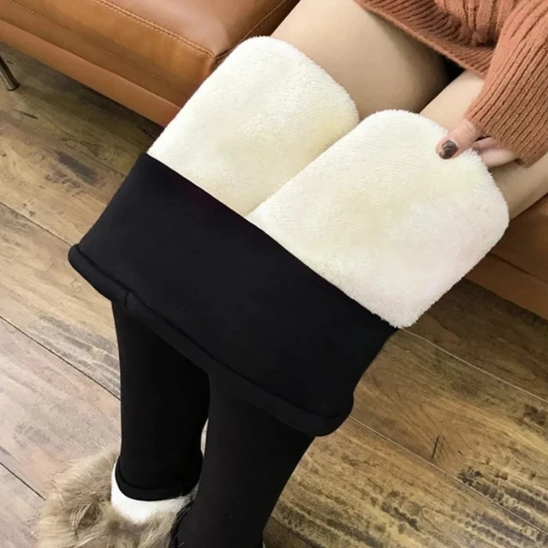 Winter Warmest Legging High Waist Stretchy Fleece Pants