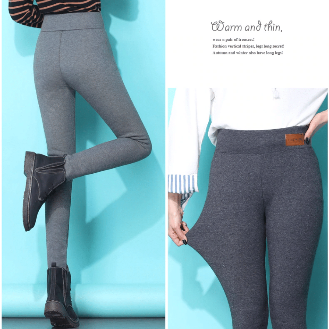 Winter Warmest Legging High Waist Stretchy Fleece Pants