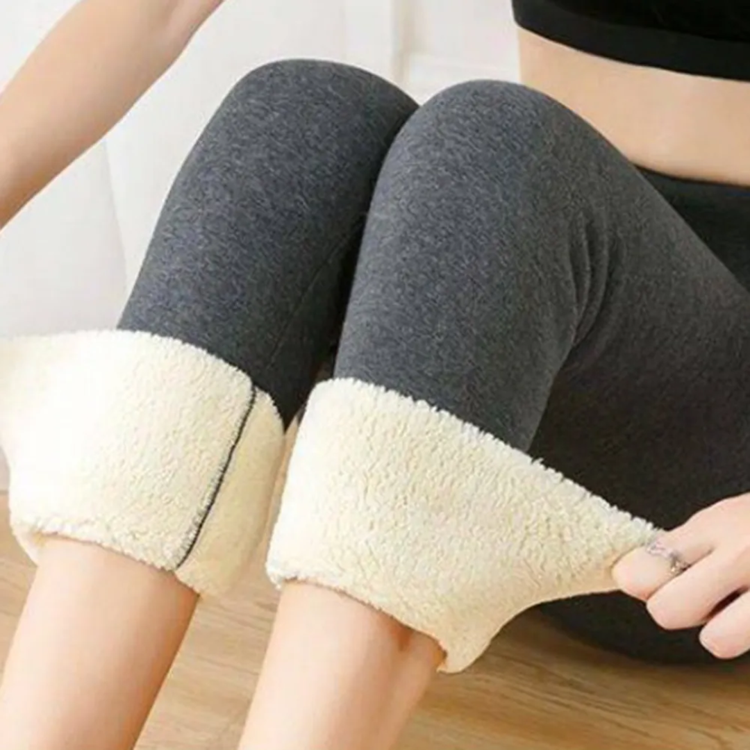 Winter Warmest Legging High Waist Stretchy Fleece Pants