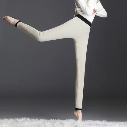 Winter Warmest Legging High Waist Stretchy Fleece Pants