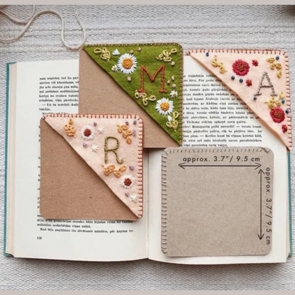 Lismali - Personalized Hand Embroidered Corner Bookmark