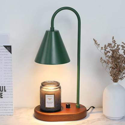 Lismali Home and Decor Electric Candle Wax Warmer Lamp Retro Adjustable Brightness Melting