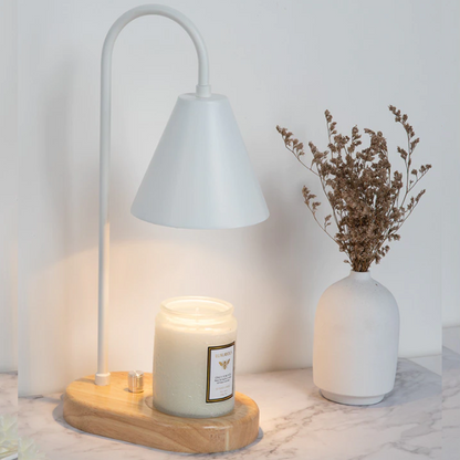 Lismali Home and Decor Electric Candle Wax Warmer Lamp Retro Adjustable Brightness Melting