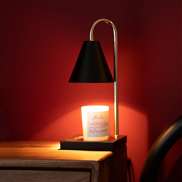 Lismali Home and Decor Electric Candle Wax Warmer Lamp Vintage Adjustable Brightness Melting