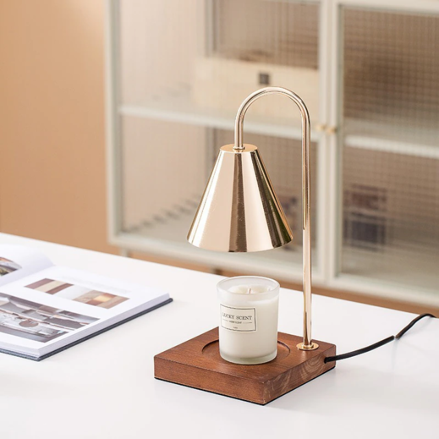 Lismali Home and Decor Electric Candle Wax Warmer Lamp Vintage Adjustable Brightness Melting