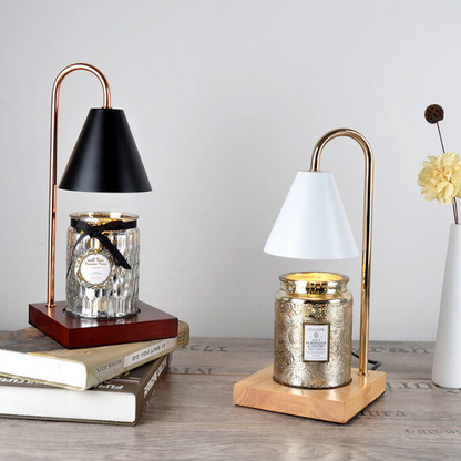 Lismali Home and Decor Electric Candle Wax Warmer Lamp Vintage Adjustable Brightness Melting