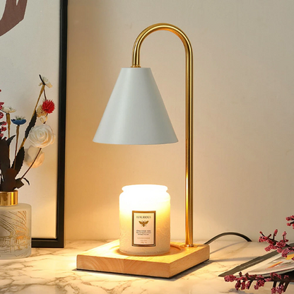 Lismali Home and Decor Electric Candle Wax Warmer Lamp Vintage Adjustable Brightness Melting