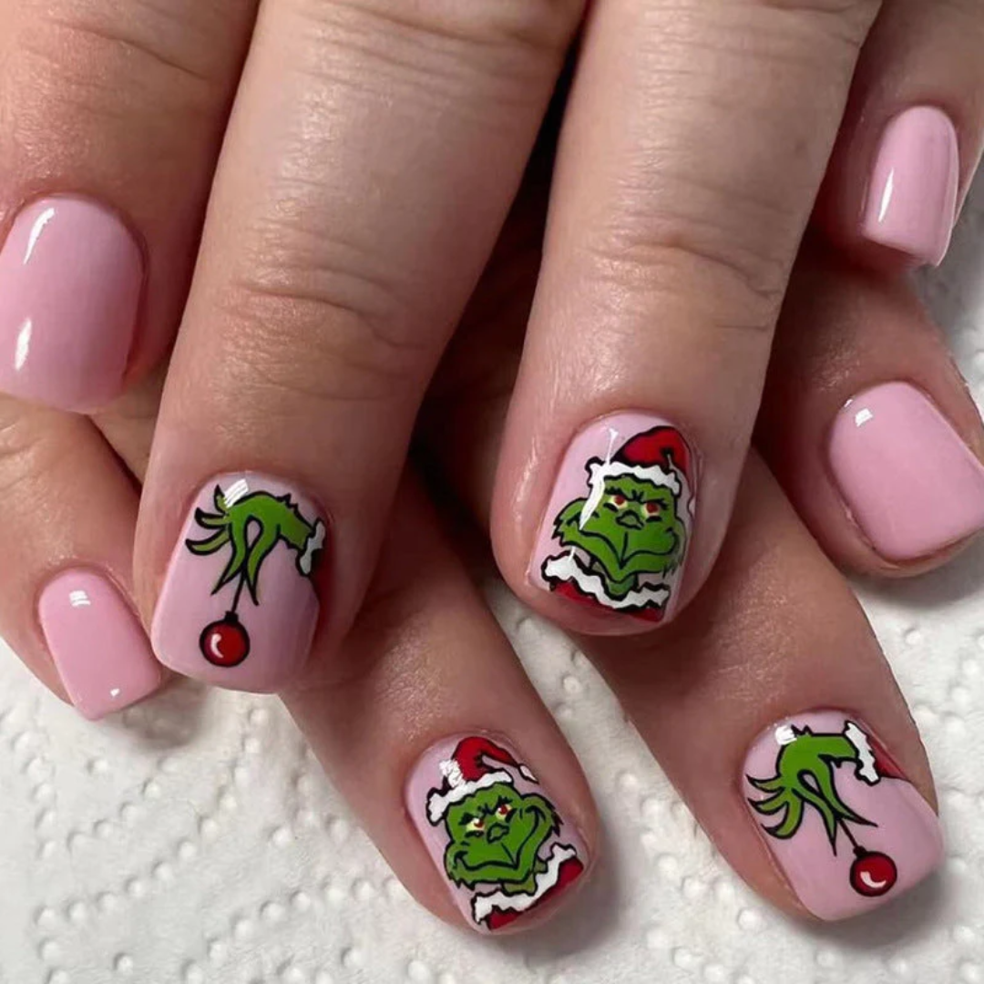 24PCS Christmas Press On Nails SB3806