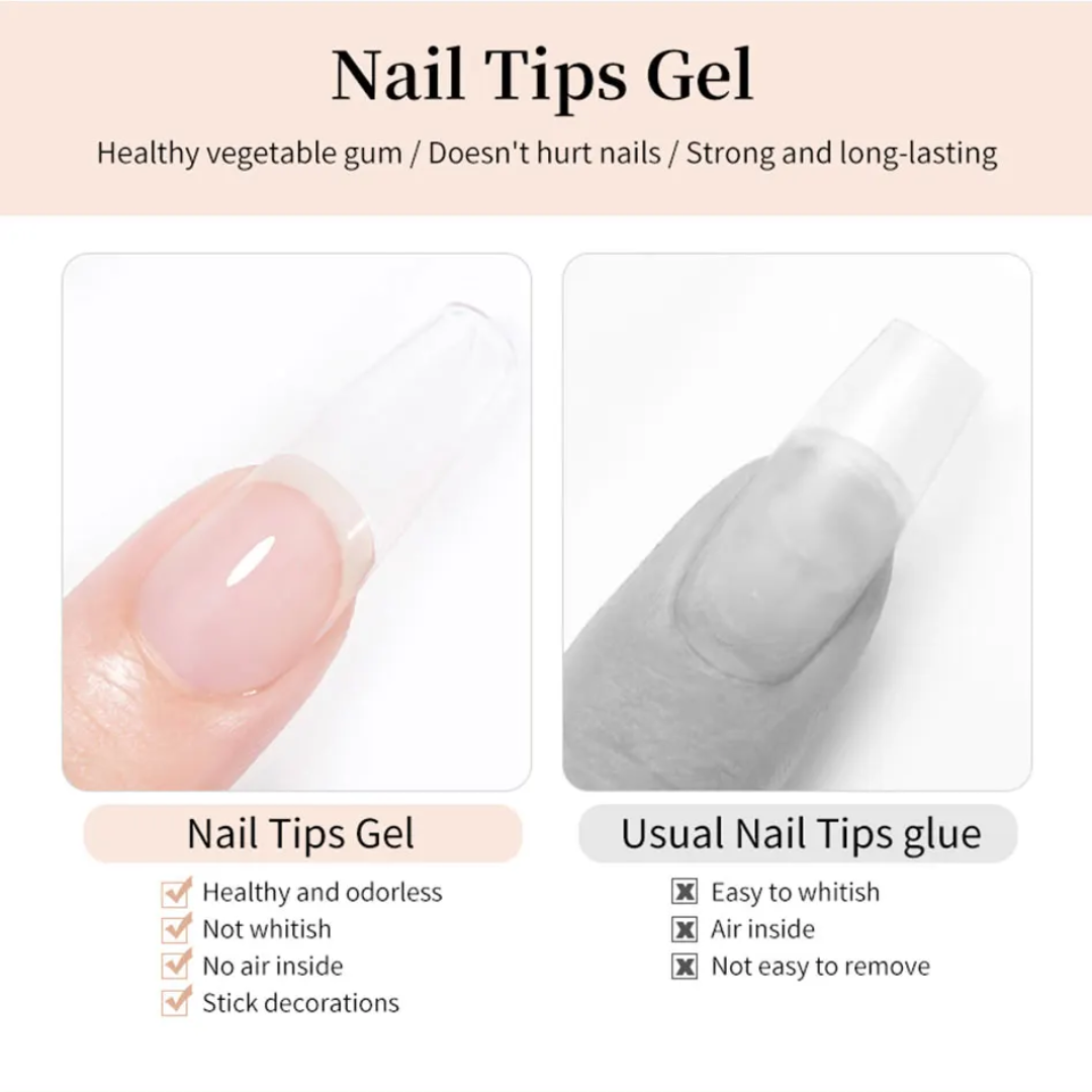 5 Tubes Gel Nails Glue