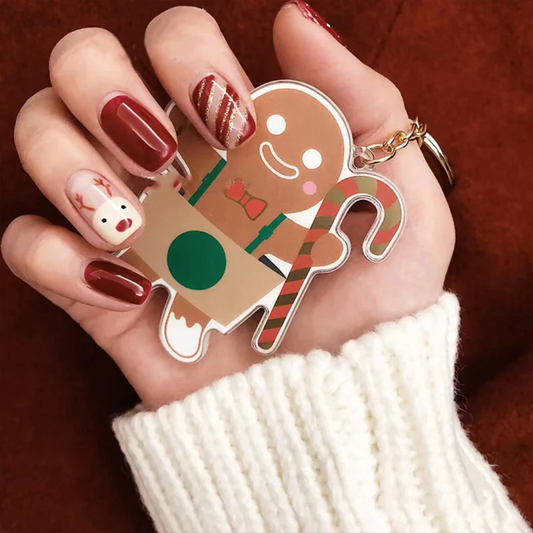 24PCS Christmas Press On Nails SB3829