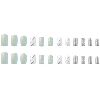 24PCS Press On Nails - Random Colors