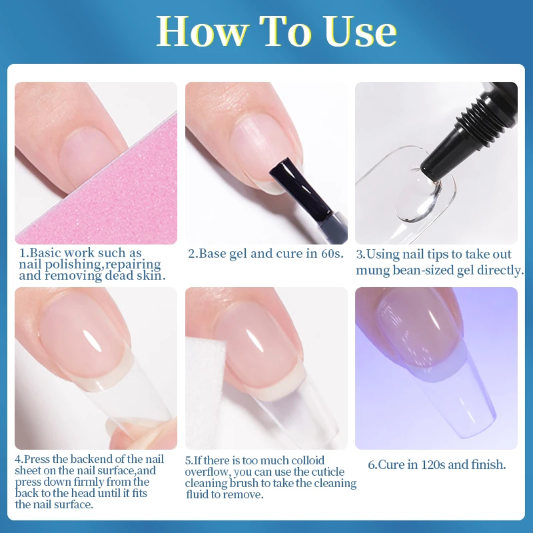 10ml Toothpaste Gel Nails Glue