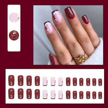 24PCS Press On Nails - Random Designs