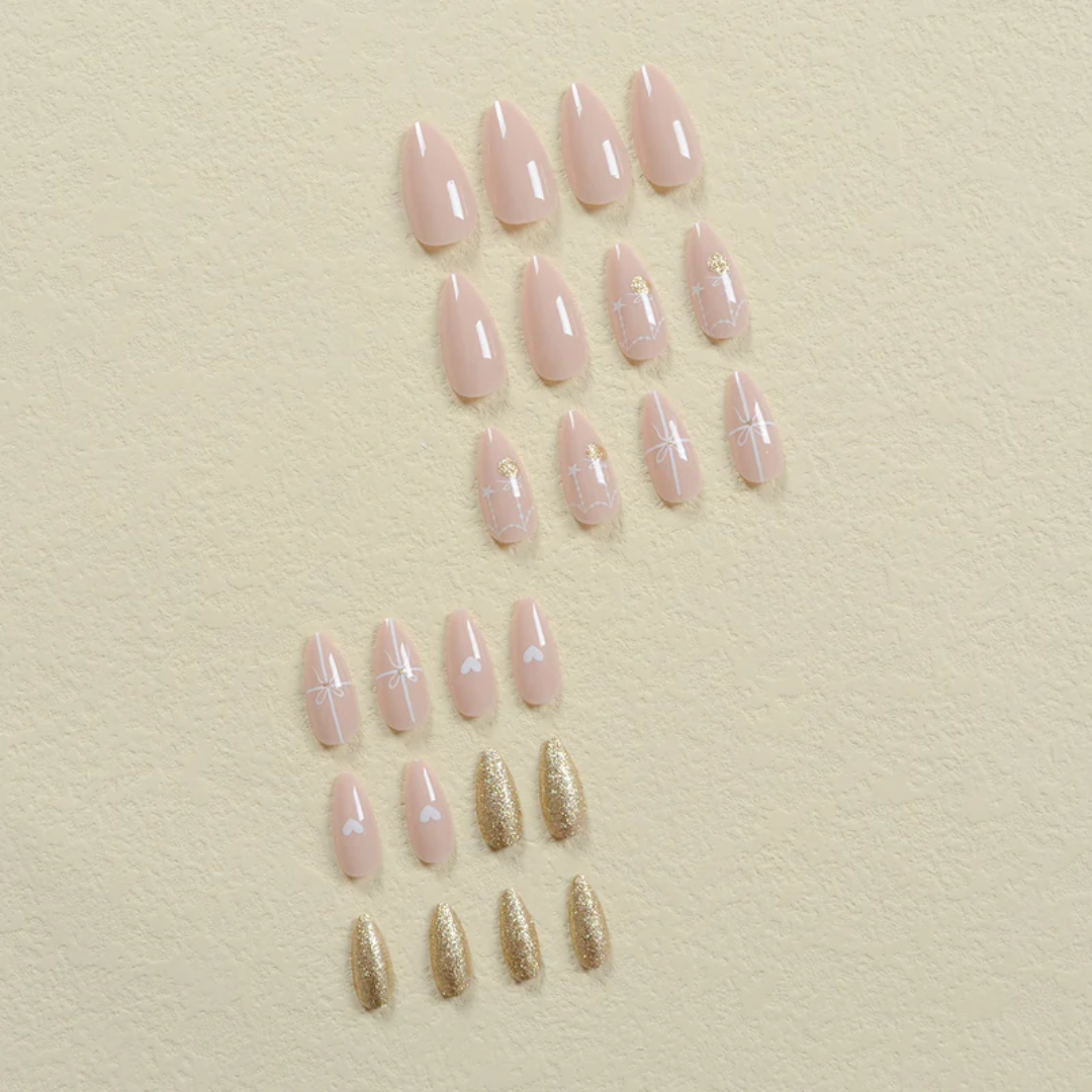 24PCS Press On Nails SB3845