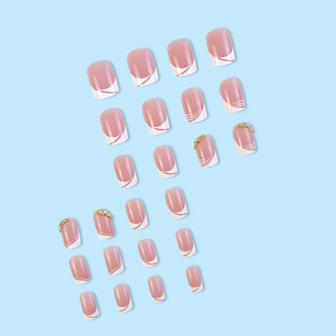 24PCS Press On Nails SB3855