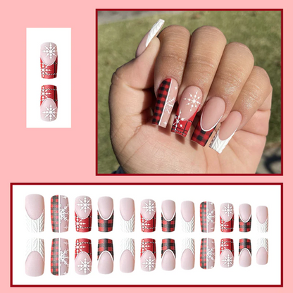 24PCS Press On Nails SB3847