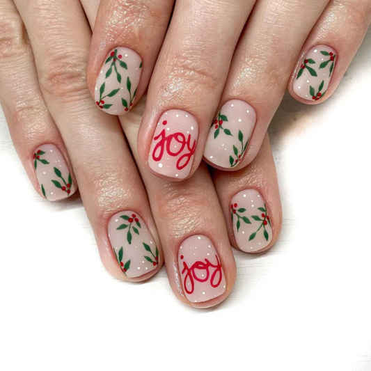 24PCS Christmas Press On Nails SB3823