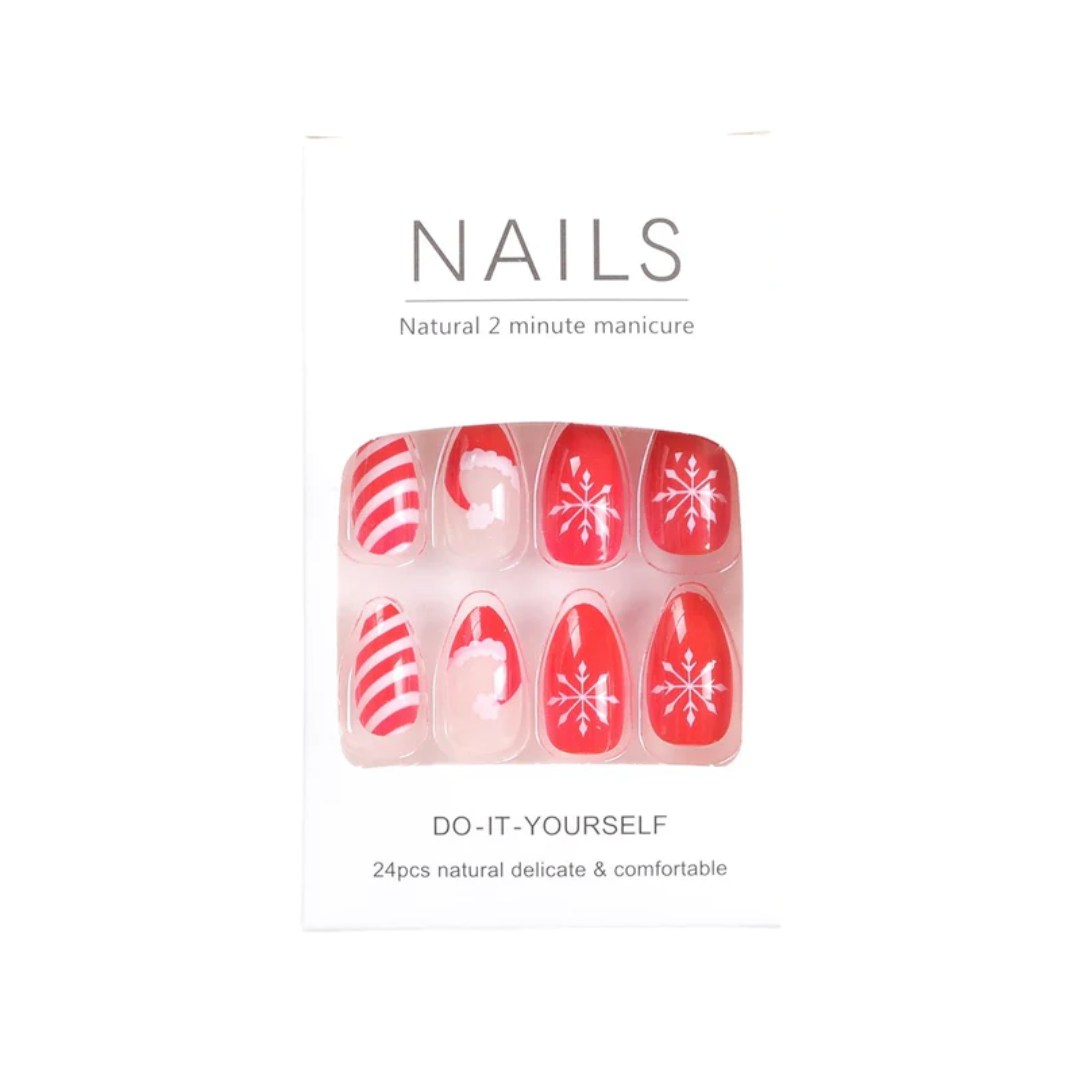 24PCS Christmas Press On Nails SB3833