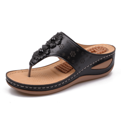 Lismali Comfortable Flip Flops With Arch Support