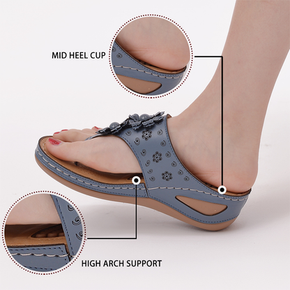 Lismali Comfortable Flip Flops With Arch Support