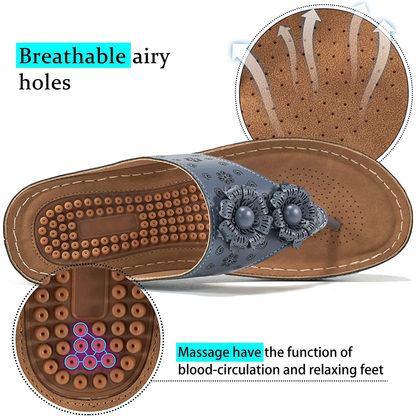 Lismali Comfortable Flip Flops With Arch Support