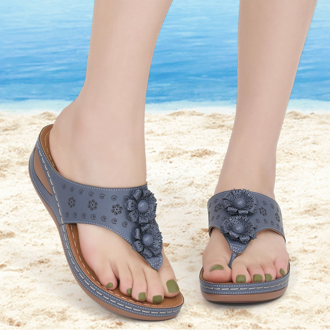 Lismali Comfortable Flip Flops With Arch Support