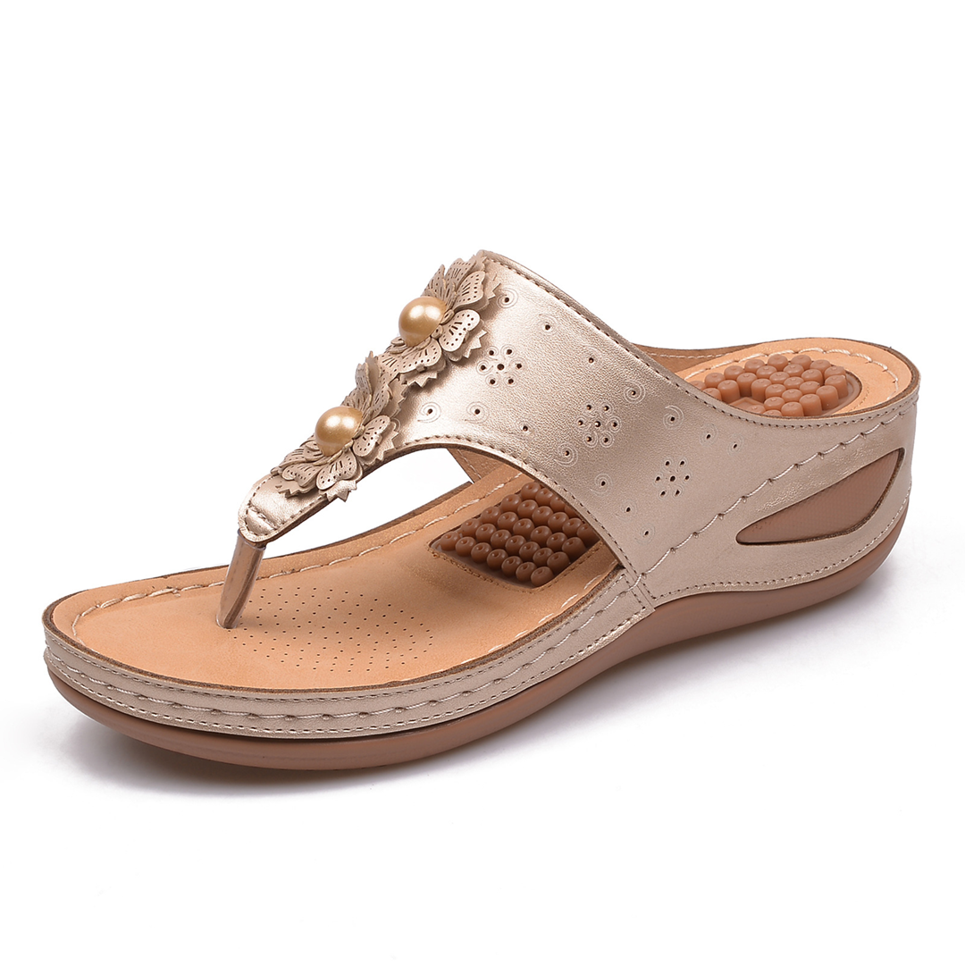 Lismali Comfortable Flip Flops With Arch Support