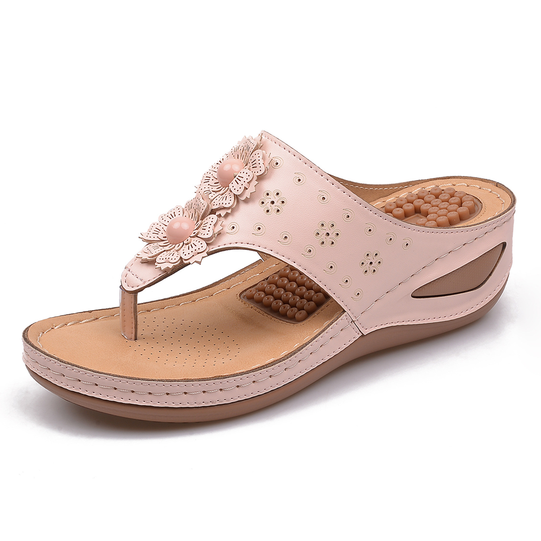 Lismali Comfortable Flip Flops With Arch Support