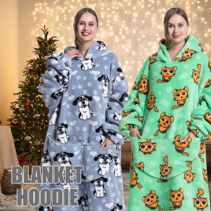Family Cute Blanket Hoodie