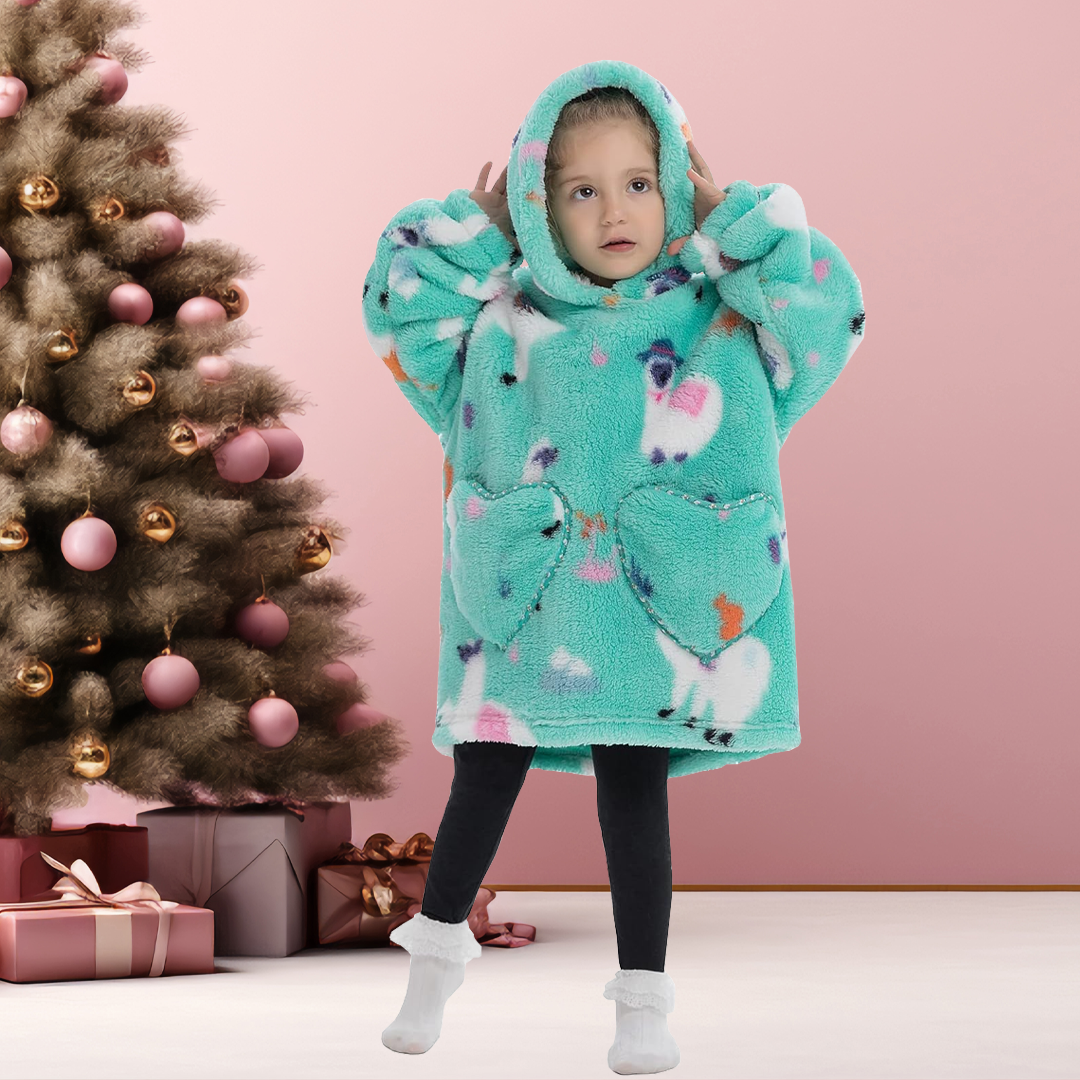 Adorable Kids Blanket Hoodie