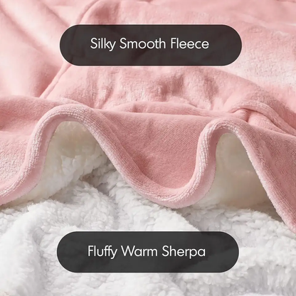 Lismali Wearable Blanket Hoodie - Cozy Soft Warm Plush Hooded Blanket