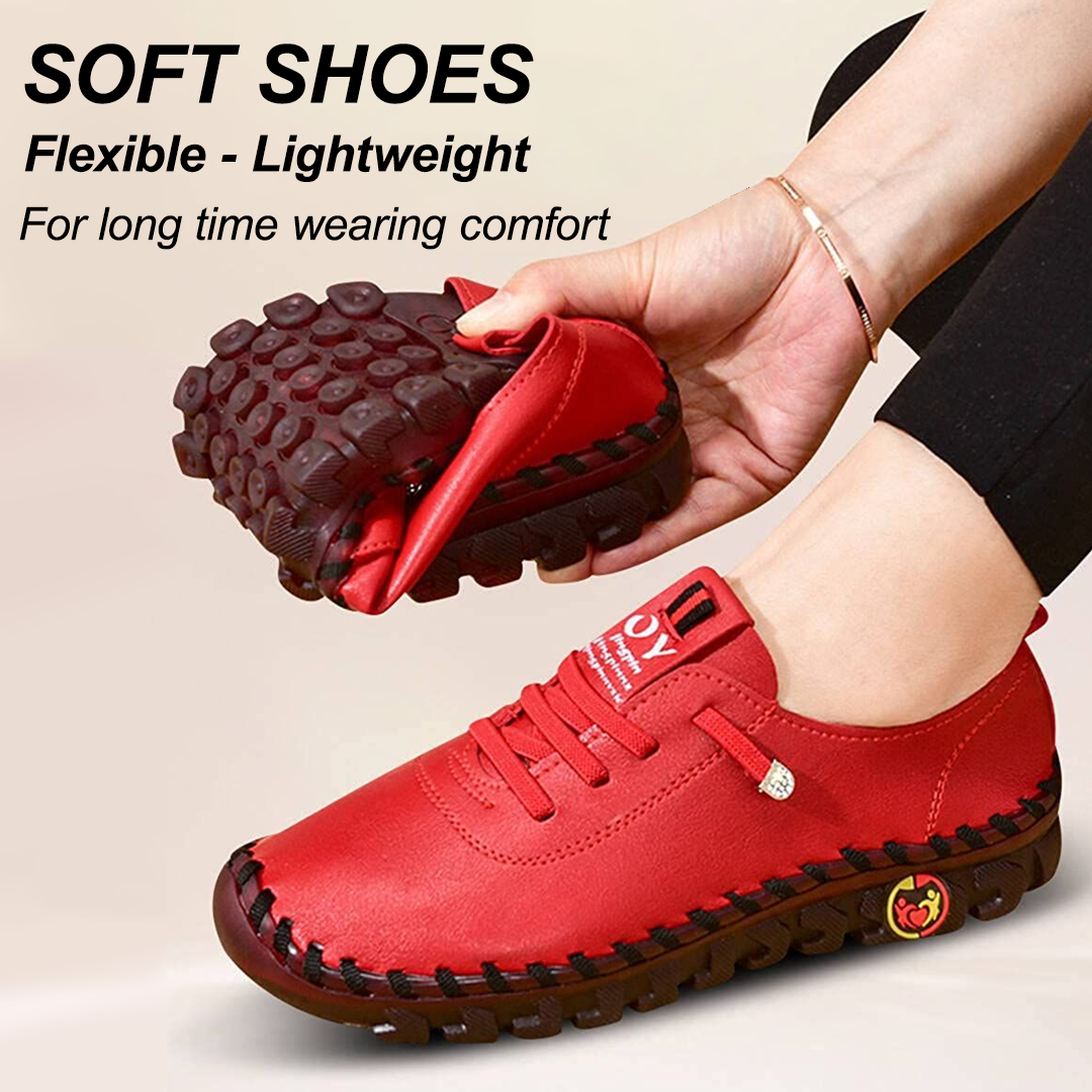 Lismali Uniqcomfy Wide Toe Box Leather Shoes