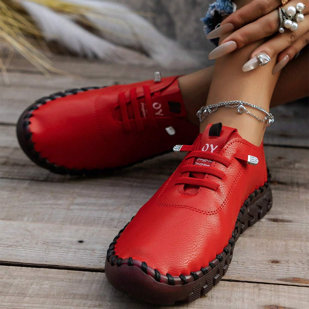 Lismali Uniqcomfy Wide Toe Box Leather Shoes