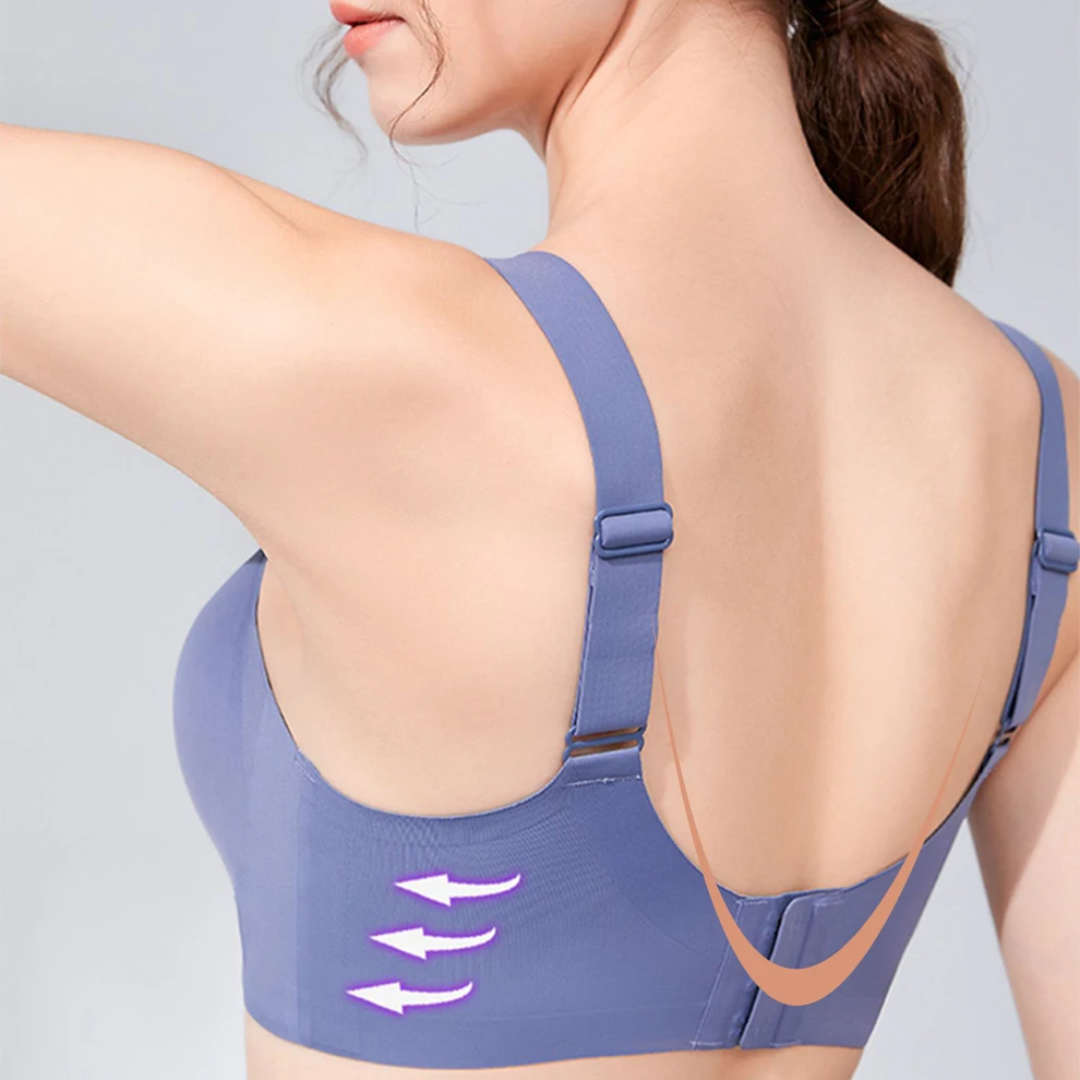 Rose Detail Lift-Up Stretch Comfortable Minimizer Bras For Women – Lismali
