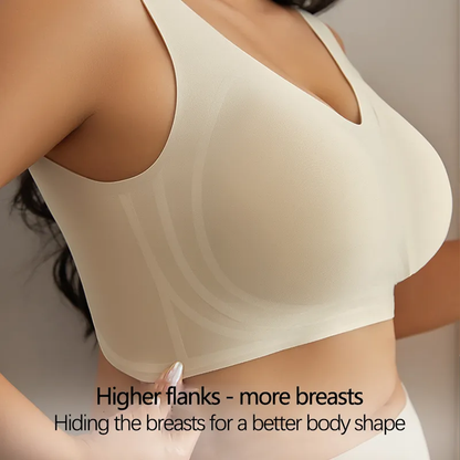 Lismali Invisible Ultra Comfort Wireless Seamless Bra Plus Size