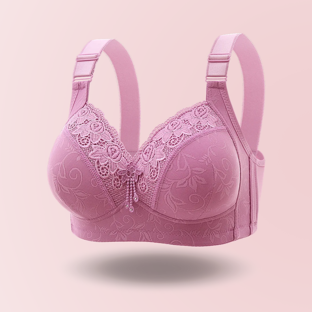 Lismali Rose Detail Lift-Up Stretch Comfortable Minimizer Bras