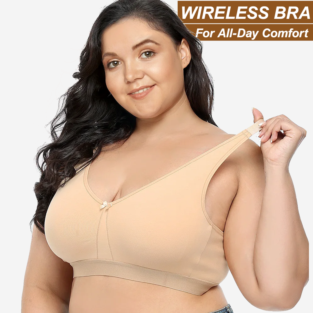 Lismali Cotton Wireless Unlined Sleep Bra