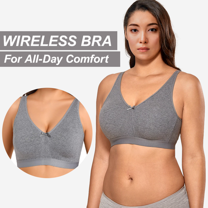 Lismali Cotton Wireless Unlined Sleep Bra