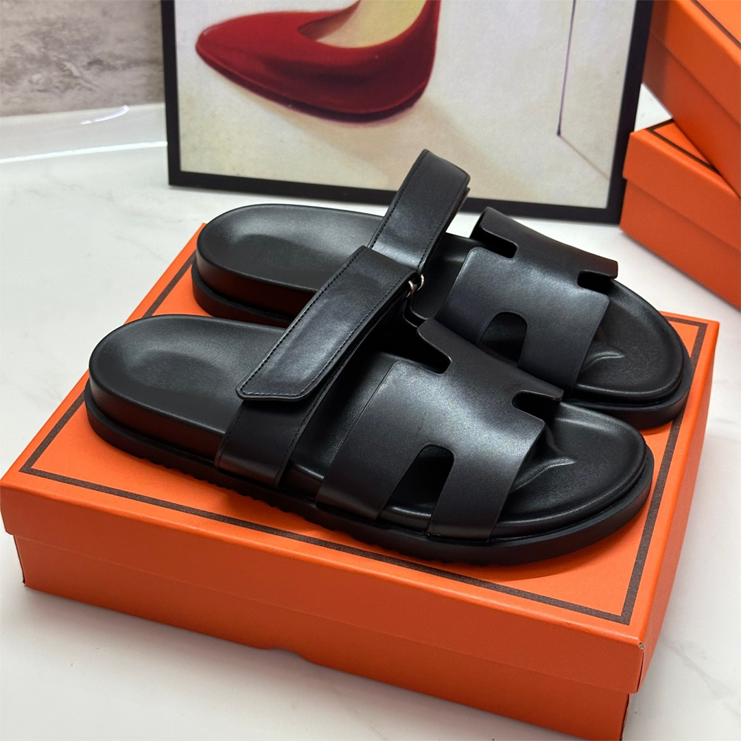 Lismali Uniqcomfy Strappy Wide Size Flats Slide Sandals