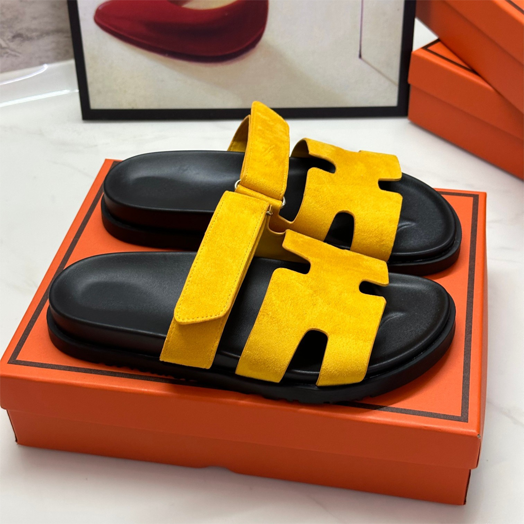 Lismali Uniqcomfy Strappy Wide Size Flats Slide Sandals