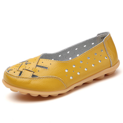 Lismali Comfyfleek Wide Toe Box & Wide Size Leather Loafers - Basic Colors