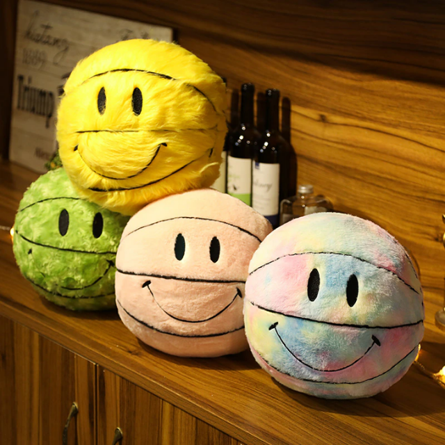 Lismali Home and Decor Smiley Face Pillow